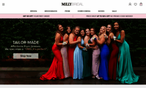 Millybridal.org thumbnail