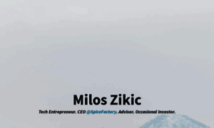 Miloszikic.com thumbnail