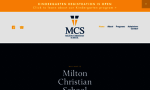 Miltonchristianschool.com thumbnail
