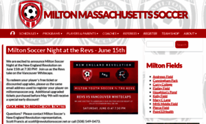 Miltonmasoccer.org thumbnail