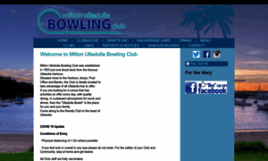 Miltonulladullabowlingclub.com.au thumbnail