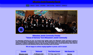 Milwaukeejewishcommunitychorale.org thumbnail