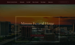 Mimmsfuneralhome.com thumbnail