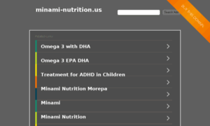 Minami-nutrition.us thumbnail