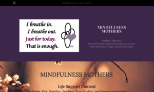 Mindfulnessmothers.com thumbnail