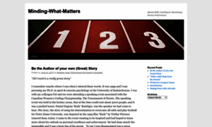 Mindingwhatmatters.wordpress.com thumbnail