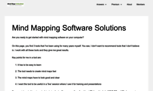 Mindmap-software.com thumbnail