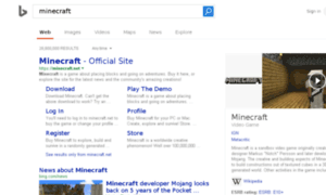 Minecraft.org thumbnail