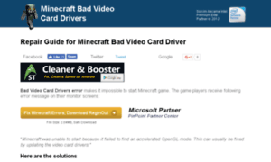 Minecraftbadvideocarddrivers.com thumbnail
