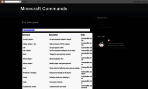 Minecraftcommandsjc.blogspot.com thumbnail