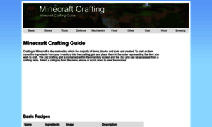 Minecraftcrafting.info thumbnail