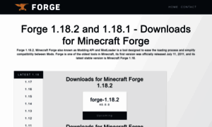 Minecraftforged.com thumbnail