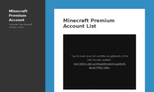 Minecraftpremiumaccount.de thumbnail