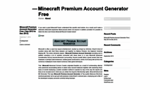 Minecraftpremiumaccountgen.wordpress.com thumbnail