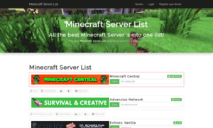 Minecraftserverlist.pro thumbnail