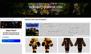 Minecraftskinshub.com thumbnail