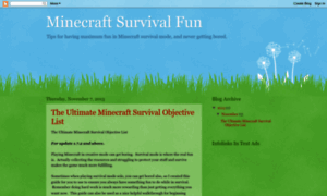 Minecraftsurvivalfun.blogspot.com thumbnail