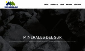 Mineralesdelsur.com thumbnail