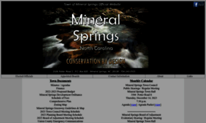 Mineralspringsnc.com thumbnail