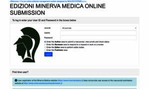 Minervamedicaonlinesubmission.it thumbnail
