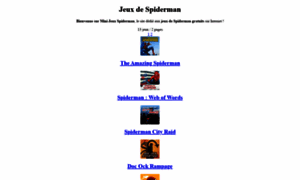 Mini-jeux-spiderman.com thumbnail