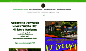 Miniaturegarden.com thumbnail