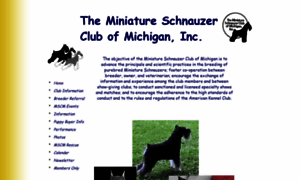 Miniatureschnauzerclubofmichigan.org thumbnail