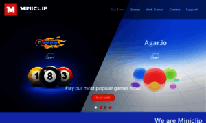 bouncing red balls that you shoot and split up miniclip games