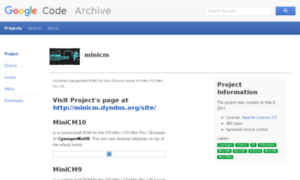Minicm.googlecode.com thumbnail