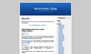 Minicomds.wordpress.com thumbnail