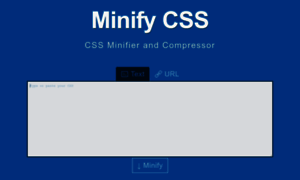 Minifycss.io thumbnail