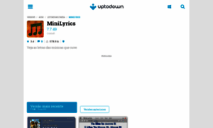 Minilyrics.br.uptodown.com thumbnail