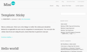 Minimag.codeinwp.com thumbnail