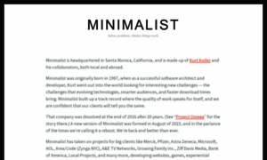 Minimalist.com thumbnail
