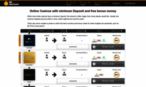 Minimum-deposit.com thumbnail