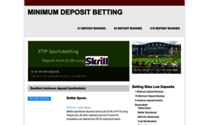 Minimumdepositbetting.com thumbnail