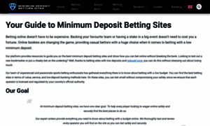 Minimumdepositbettingsites.com thumbnail