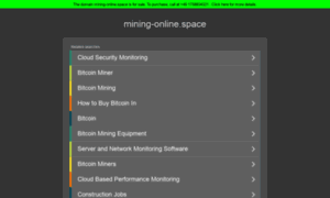 Mining-online.space thumbnail
