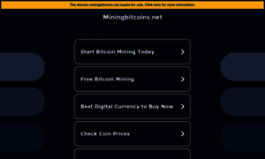 Miningbitcoins.net thumbnail