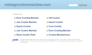 Miningcrushermachine.com thumbnail