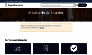 Mininterior.gov.ar thumbnail