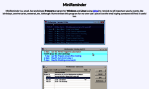 Minireminder.com thumbnail