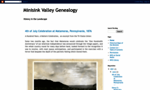 Minisinkvalleygenealogy.blogspot.com thumbnail