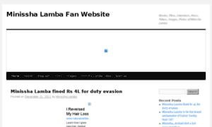 Minissha-lamba.com thumbnail