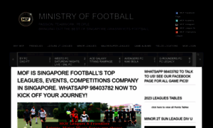 Ministryoffootball.com.sg thumbnail
