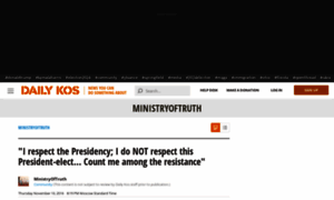 Ministryoftruth.dailykos.com thumbnail