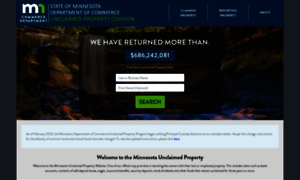 Minnesota.findyourunclaimedproperty.com thumbnail