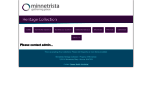 Minnetrista.pastperfectonline.com thumbnail