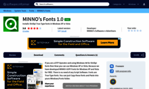 Minno-s-fonts.software.informer.com thumbnail