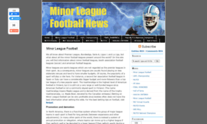 Minorleaguefootballnews.com thumbnail
